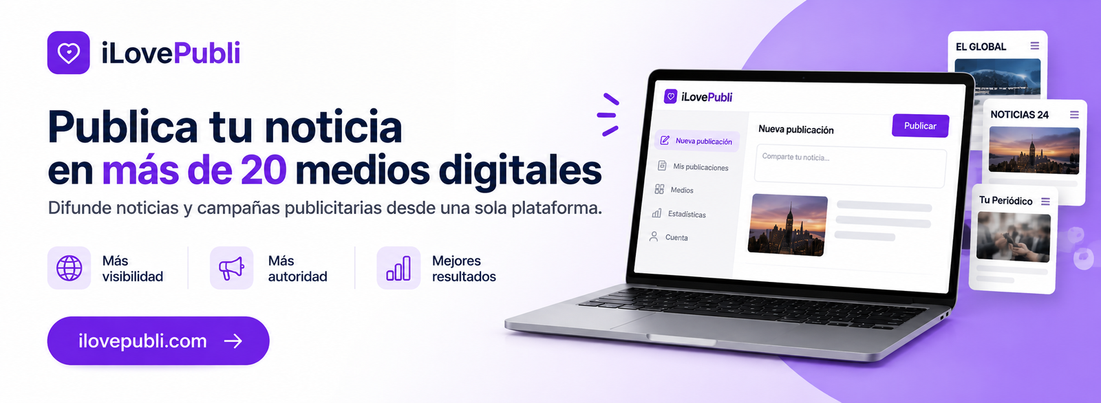 iLovePubli - Plataforma de difusión institucional